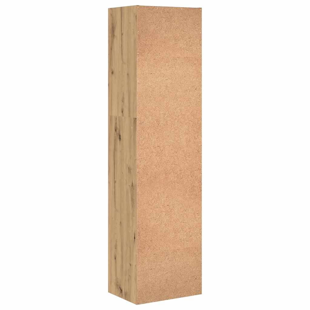 Bücherregal Weiß 80x30x189 cm Holzwerkstoff