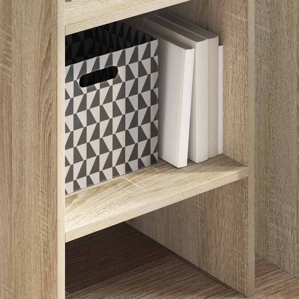Bücherregal Weiß 40x35x180 cm Holzwerkstoff