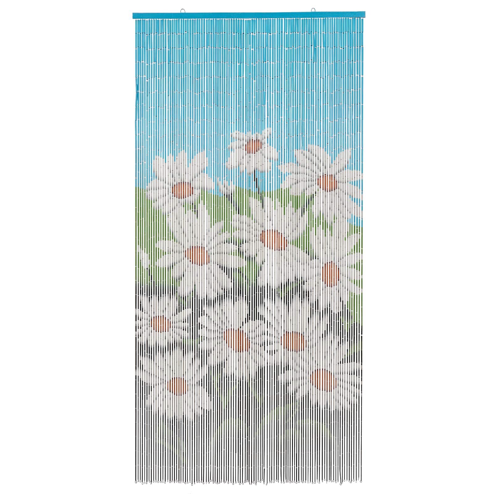 Insekten-Türvorhang Bambus Druck 90x220 cm Bambus