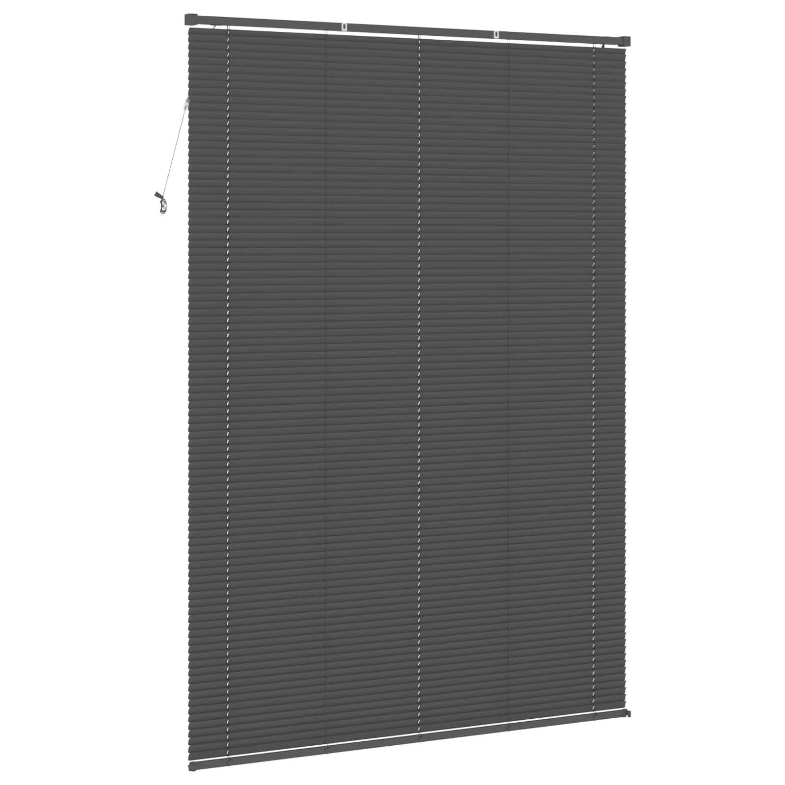 Jalousie Silber Grau 150 x 40 cm 25 mm PVC
