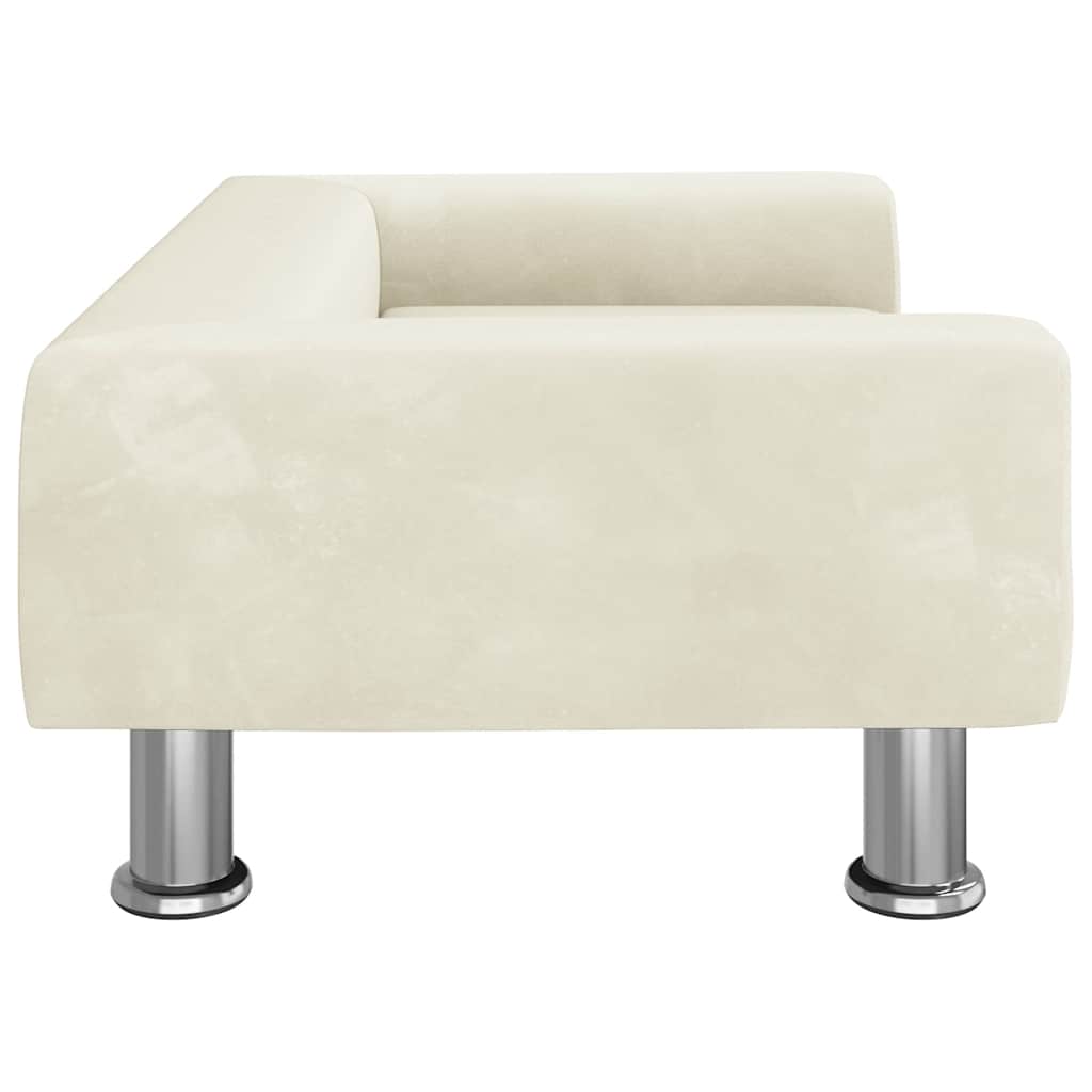 Kindersofa Blau 70x45x26,5 cm Samt