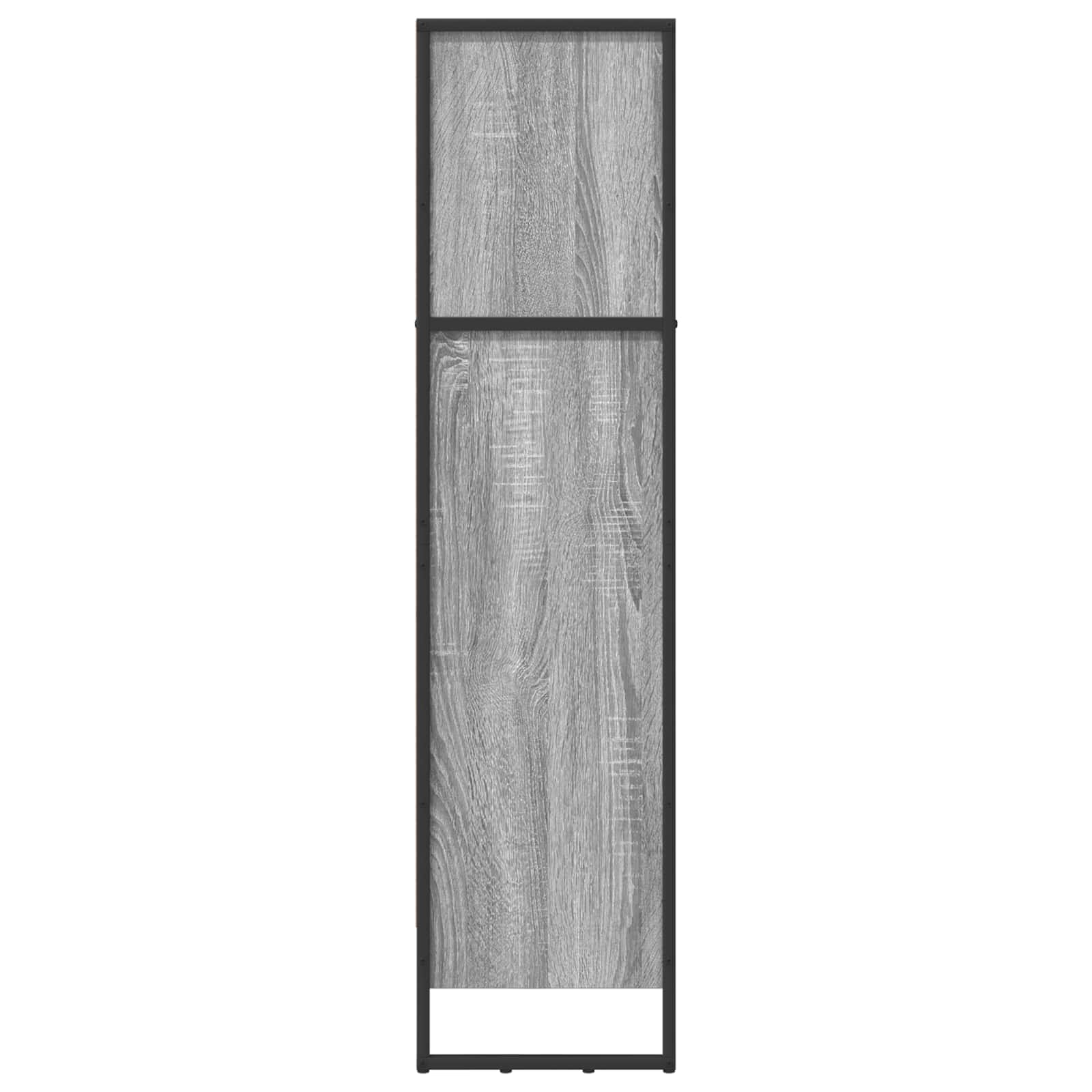 Bücherregal 2 pcs Schwarz Eichen-Optik 60 x 30 x 189,5 cm