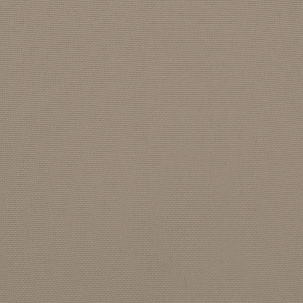 Palettenkissen Taupe 60x61,5x10 cm Stoff