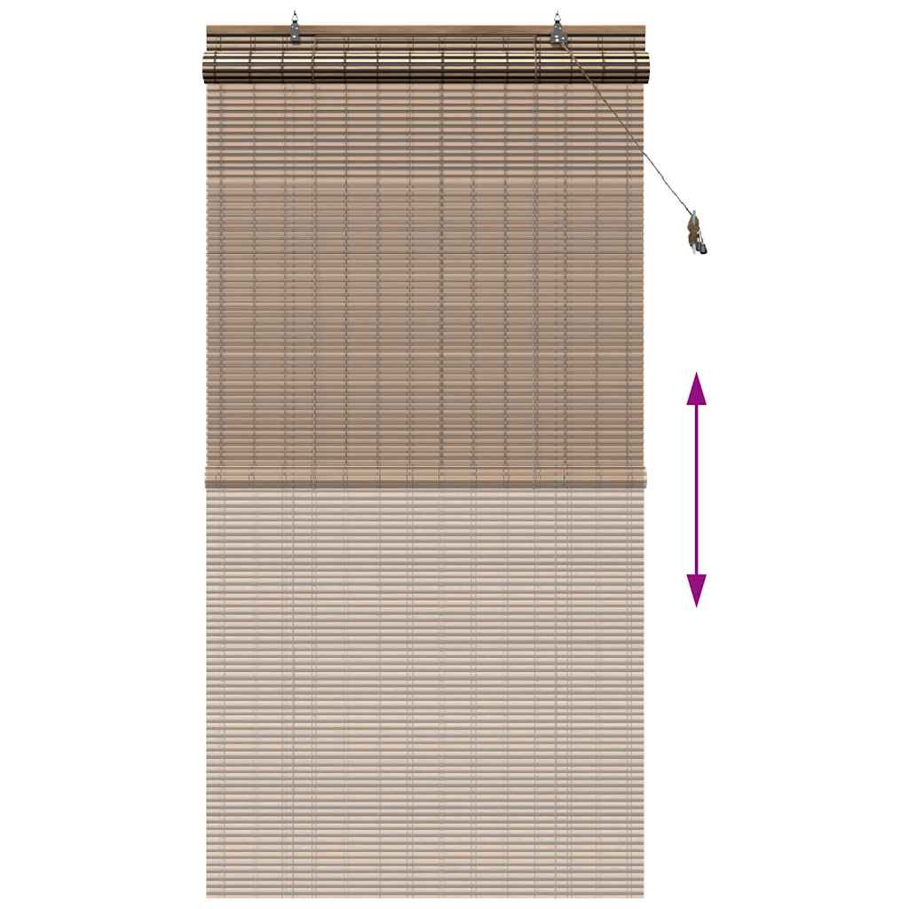 Rollo Braun 60 x 160 cm Bambus