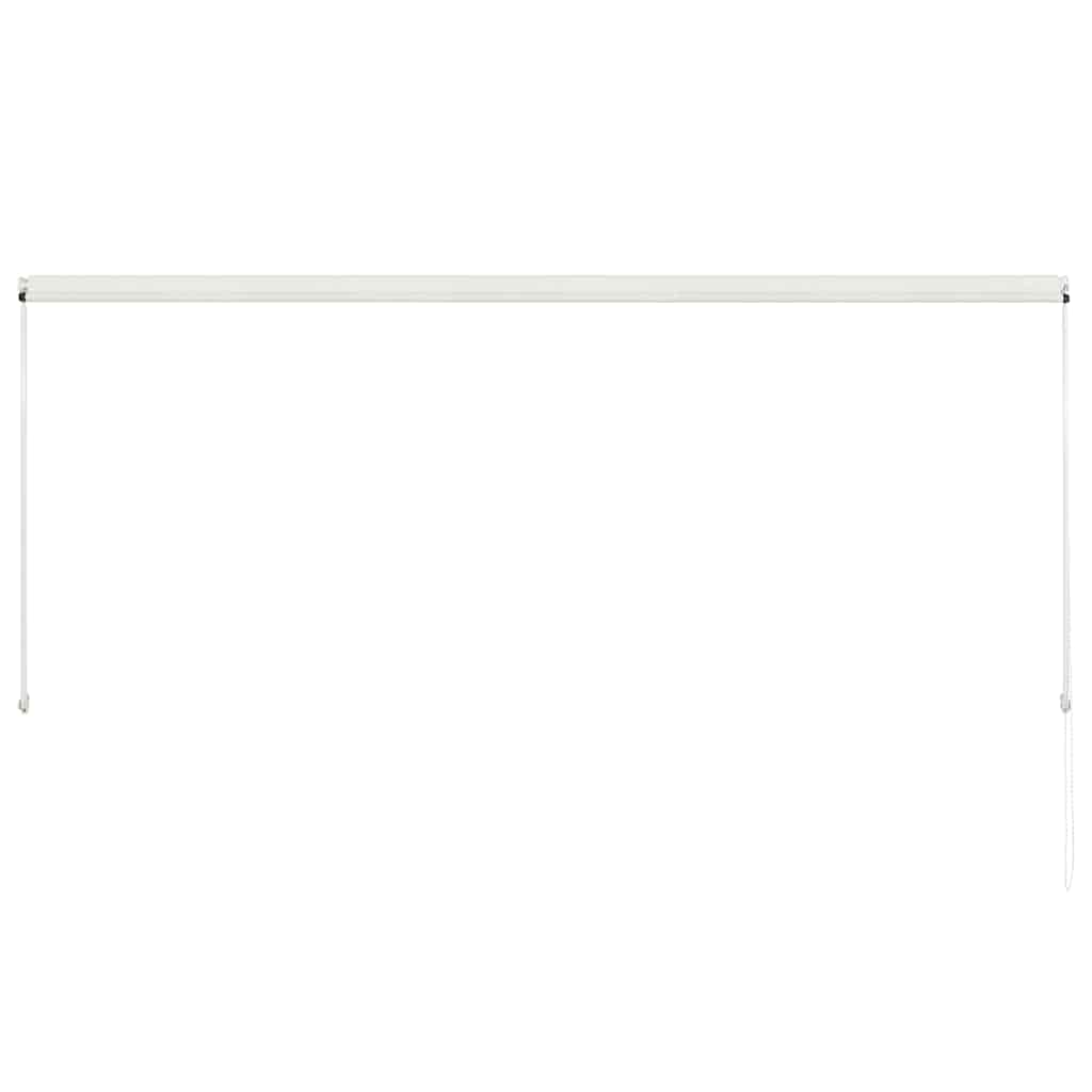 Einziehbare Markise 150×150 cm Blau und Weiß