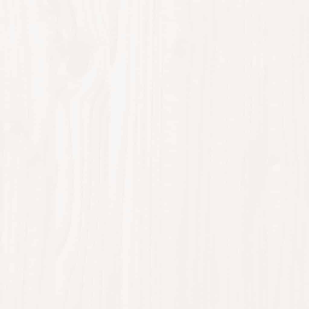 Tischplatte Weiß 40x40x2,5 cm Massivholz Kiefer Quadratisch