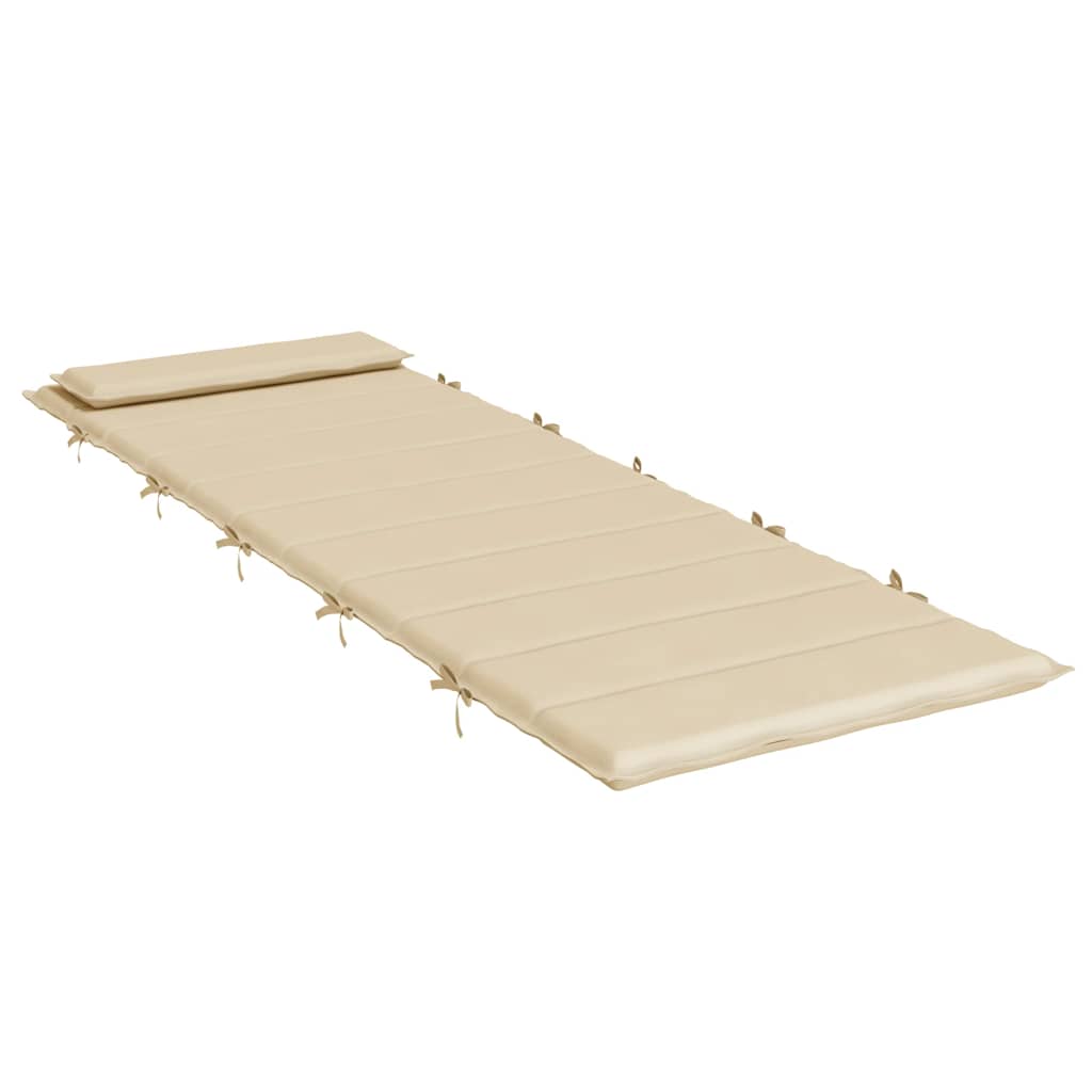 Sonnenliegen-Auflage Grau 180x60x4 cm Oxford-Gewebe