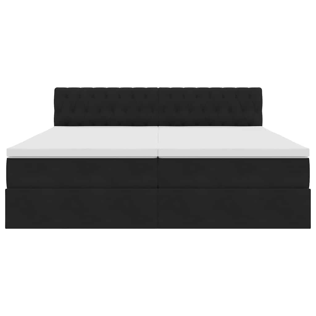 Aufbewahrungsbett mit Matratze Hellgrau 90 x 200 cm