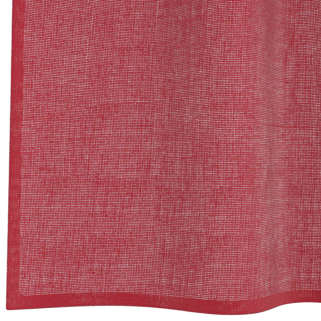 Voile Vorhänge mit Ösen 2 Stk. Apfelgrün 140x140 cm