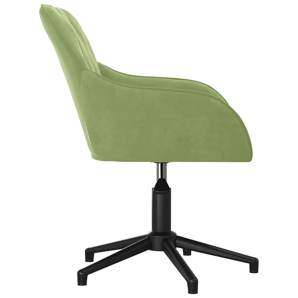 Bürostuhl Drehbar Blau Samt