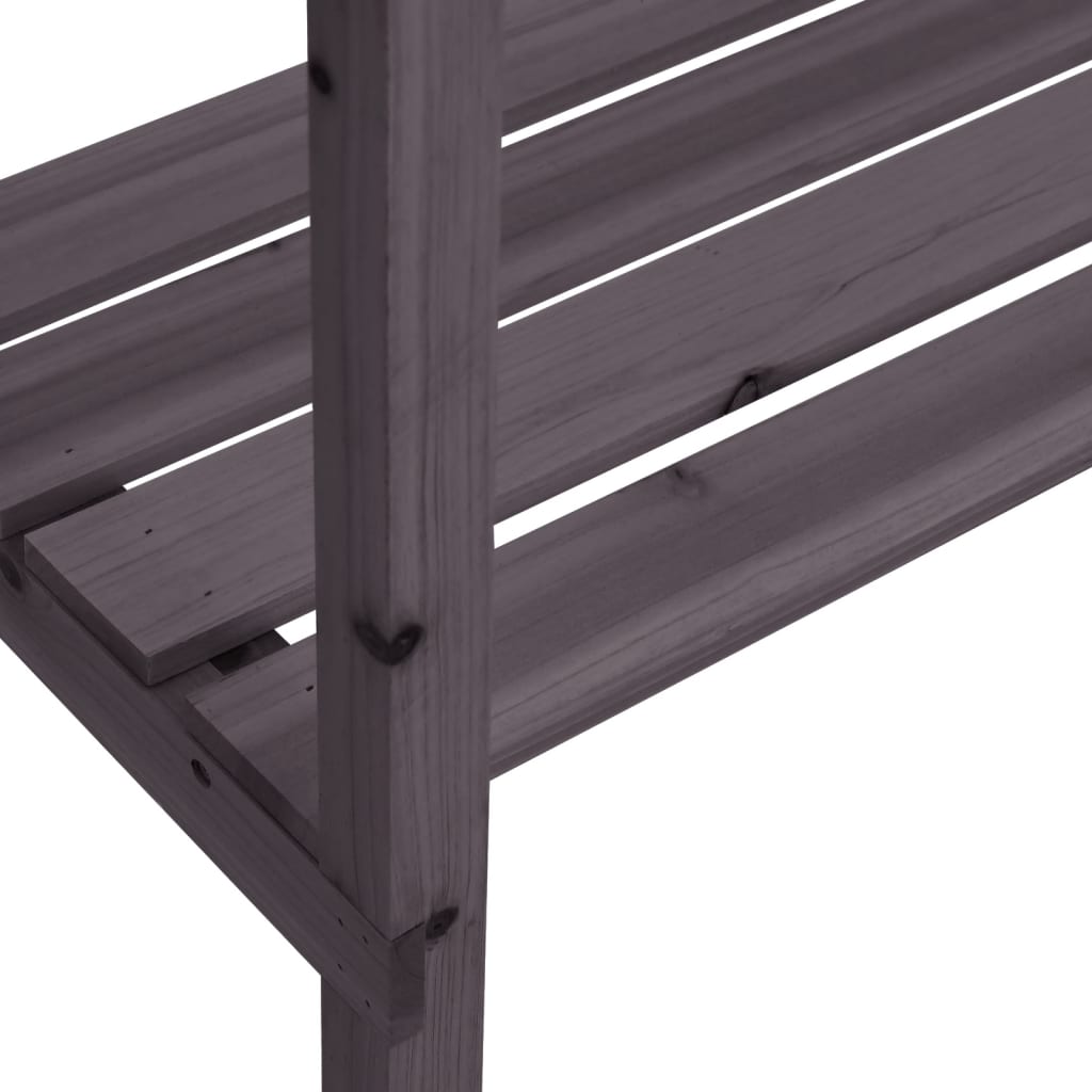 Pflanztisch mit Ablagen 78x38x82,5 cm Massivholz Tanne