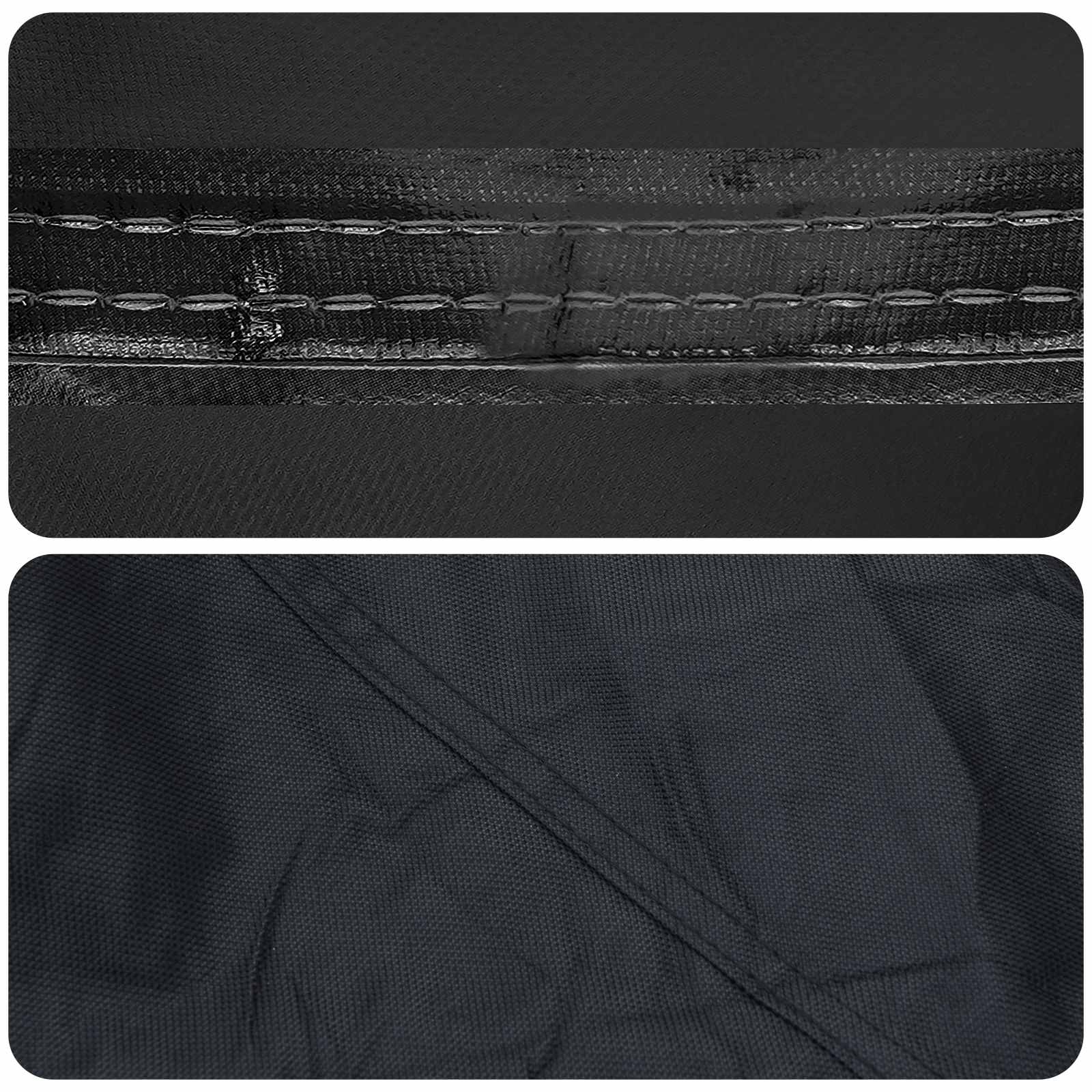 Tischdecken Uni Schwarz 62 x 62 x 15 cm Stoff