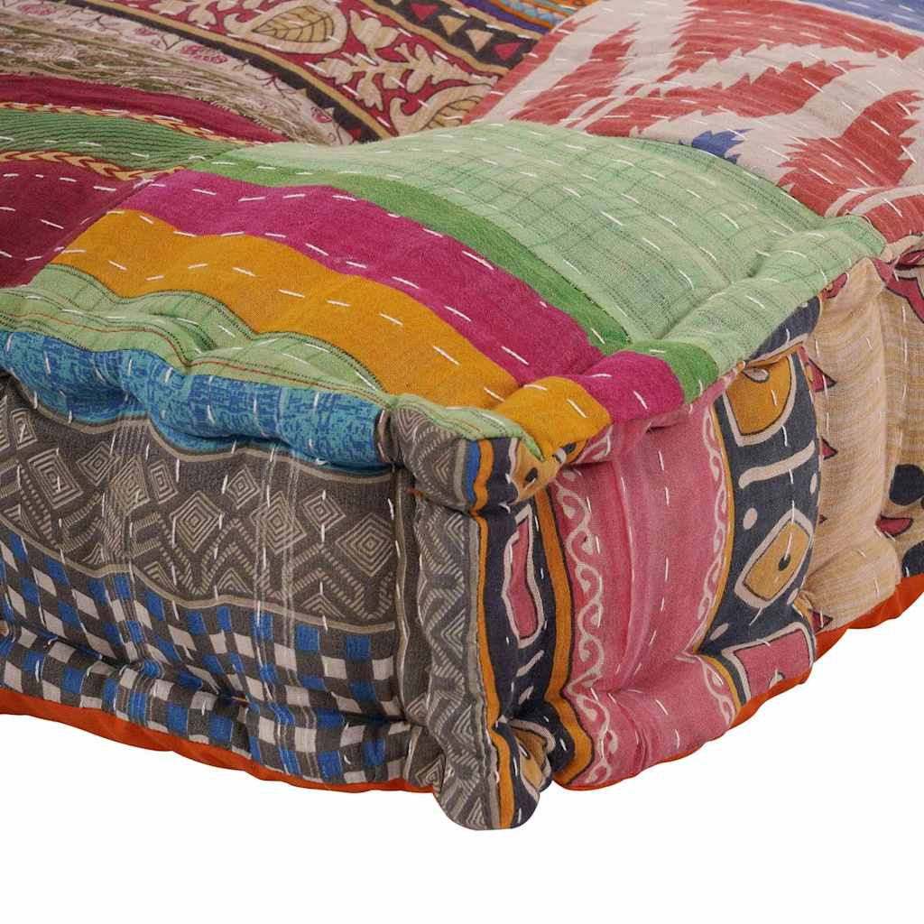 Palettensofa-Auflage Mehrfarbig Stoff Patchwork