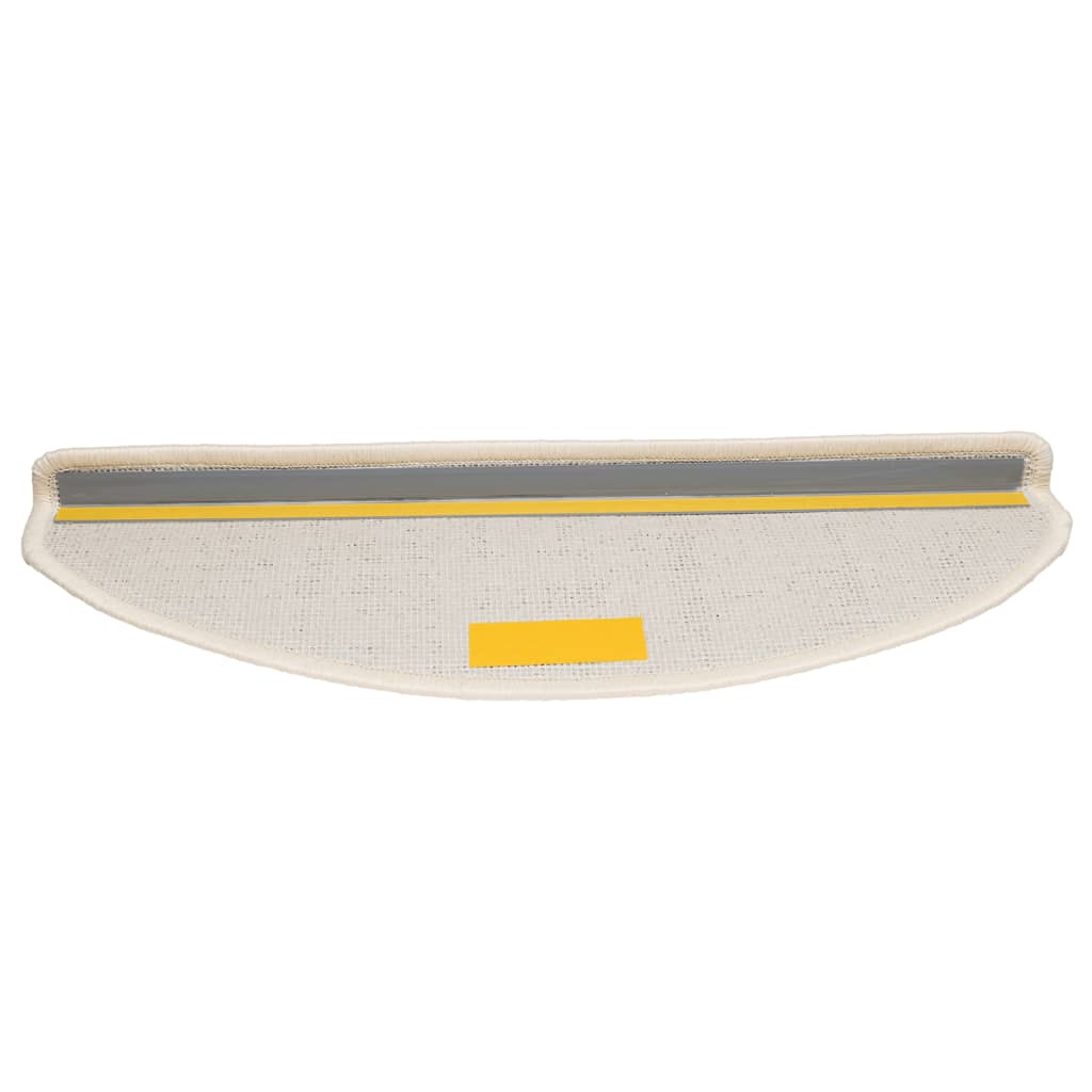 Stufenmatten 15 Stk. 56x17x3 cm Grau Halbrund
