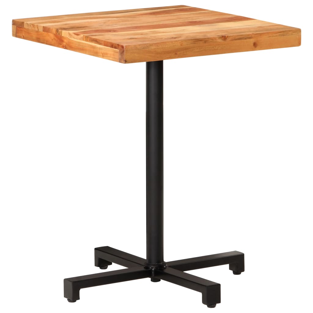 Bistrotisch Rund Ø60x75 cm Raues Mangoholz