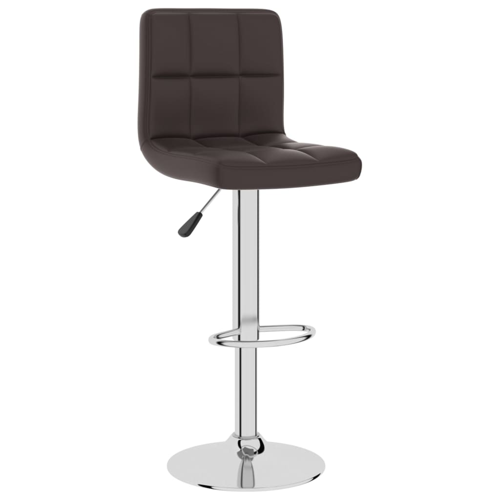 Barhocker 2 Stk. Weinrot Kunstleder