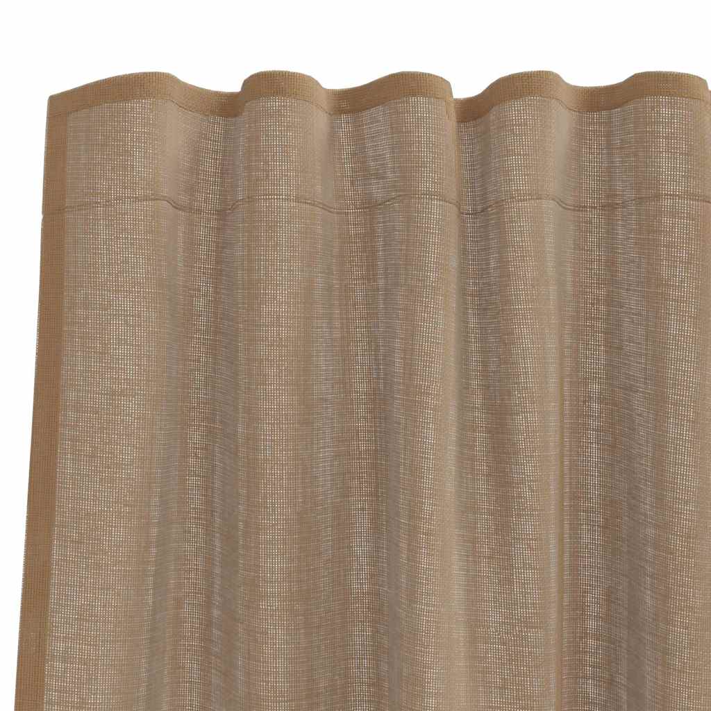 Voile Vorhänge mit Ösen 2 Stk. Apfelgrün 140x140 cm