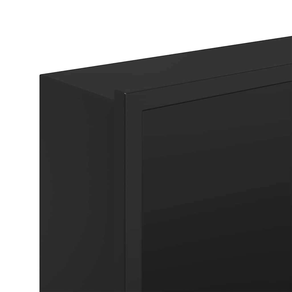 Duschnische Schwarz 60 x 20 x 9,5 cm Edelstahl