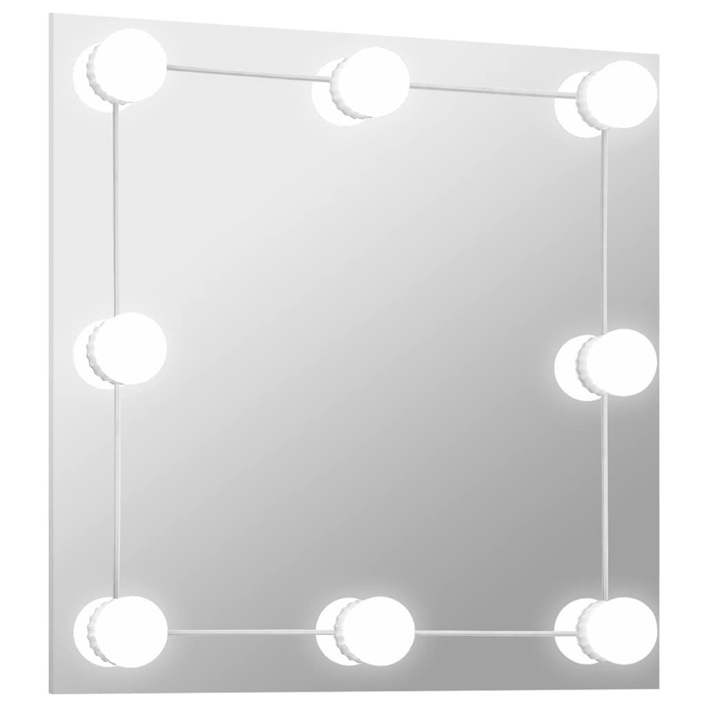 Wandspiegel 40 x 40 cm Quadratisch Glas