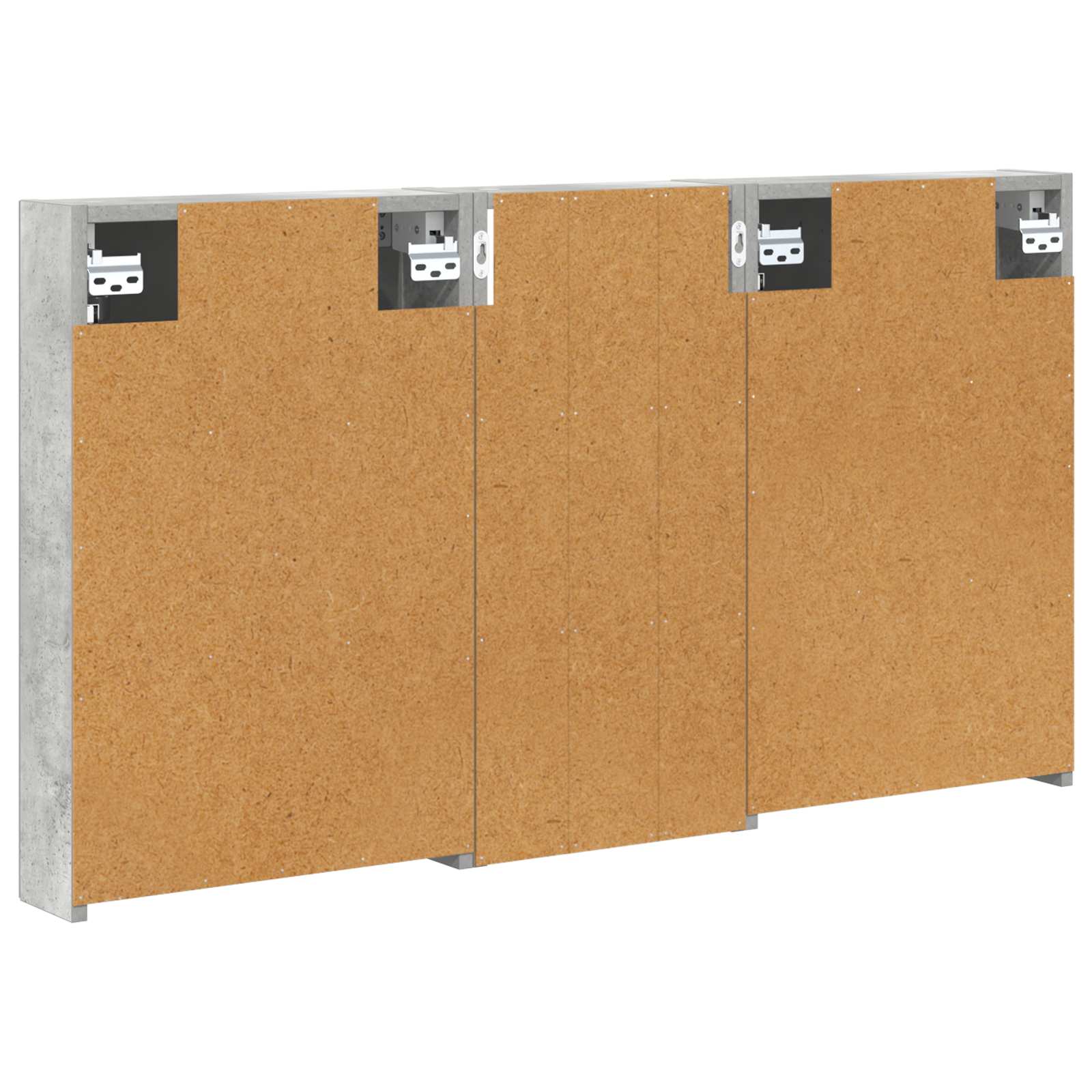 Badezimmerschrank-Set 3 pcs 80 x 10,5 x 50 cm Holzwerkstoff