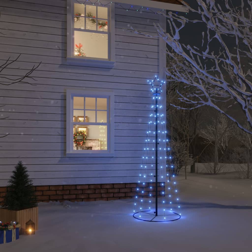 LED-Weihnachtsbaum Kegelform Warmweiß 108 LEDs 70x180 cm