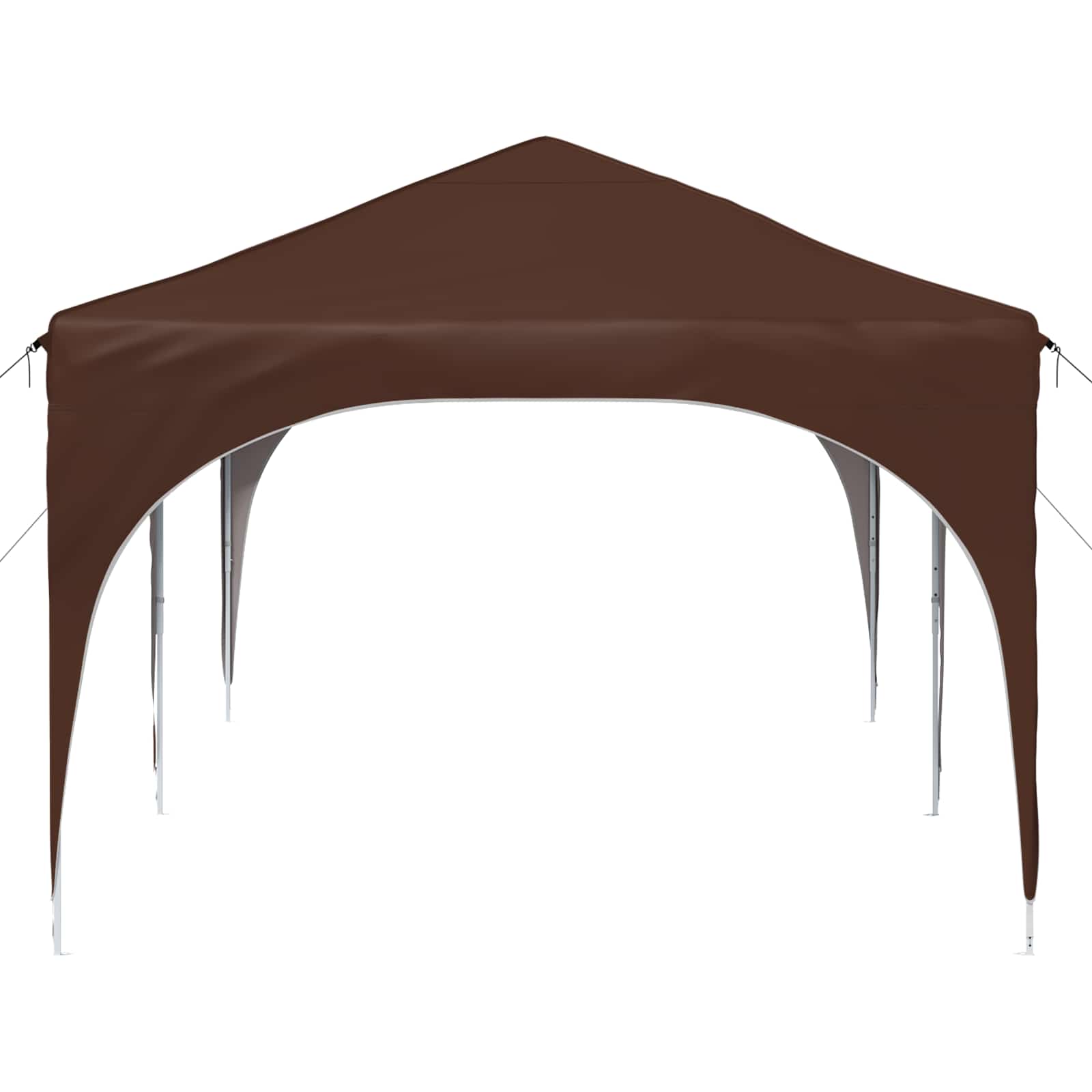 Pop-up Partyzelt 575 x 288 x 245 cm Creme Oxford-Stoff