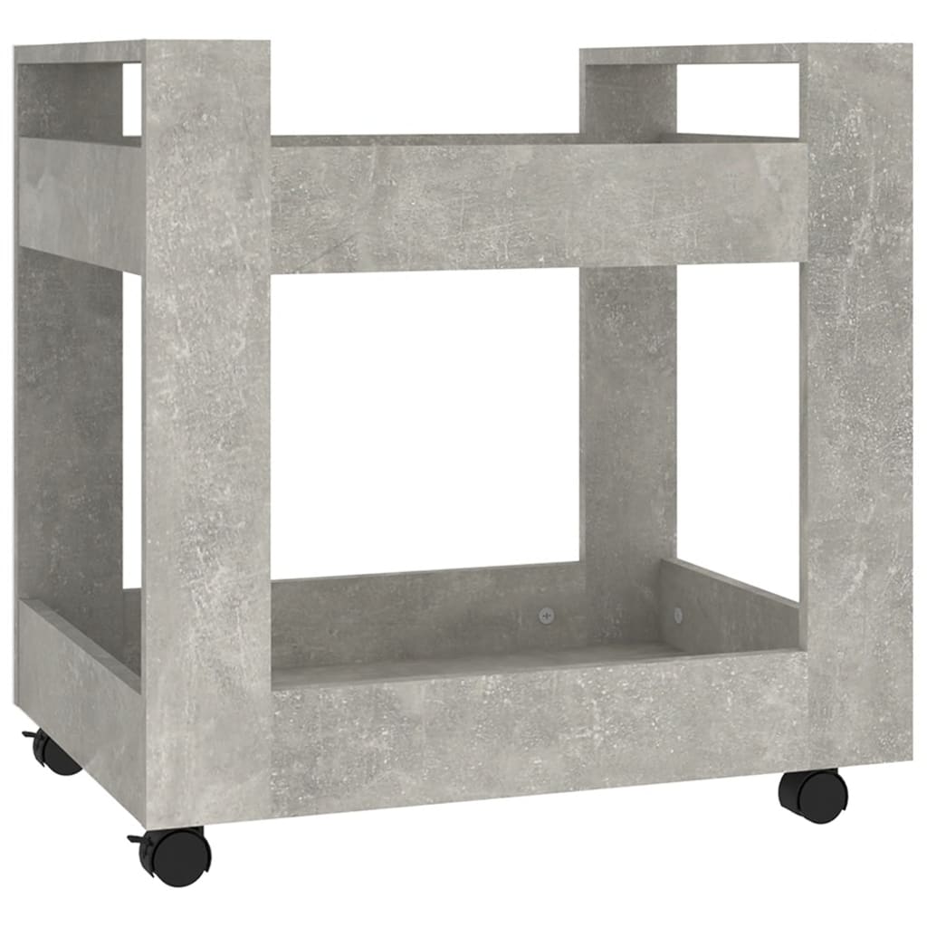 Bürowagen Weiß 60x45x60 cm Holzwerkstoff