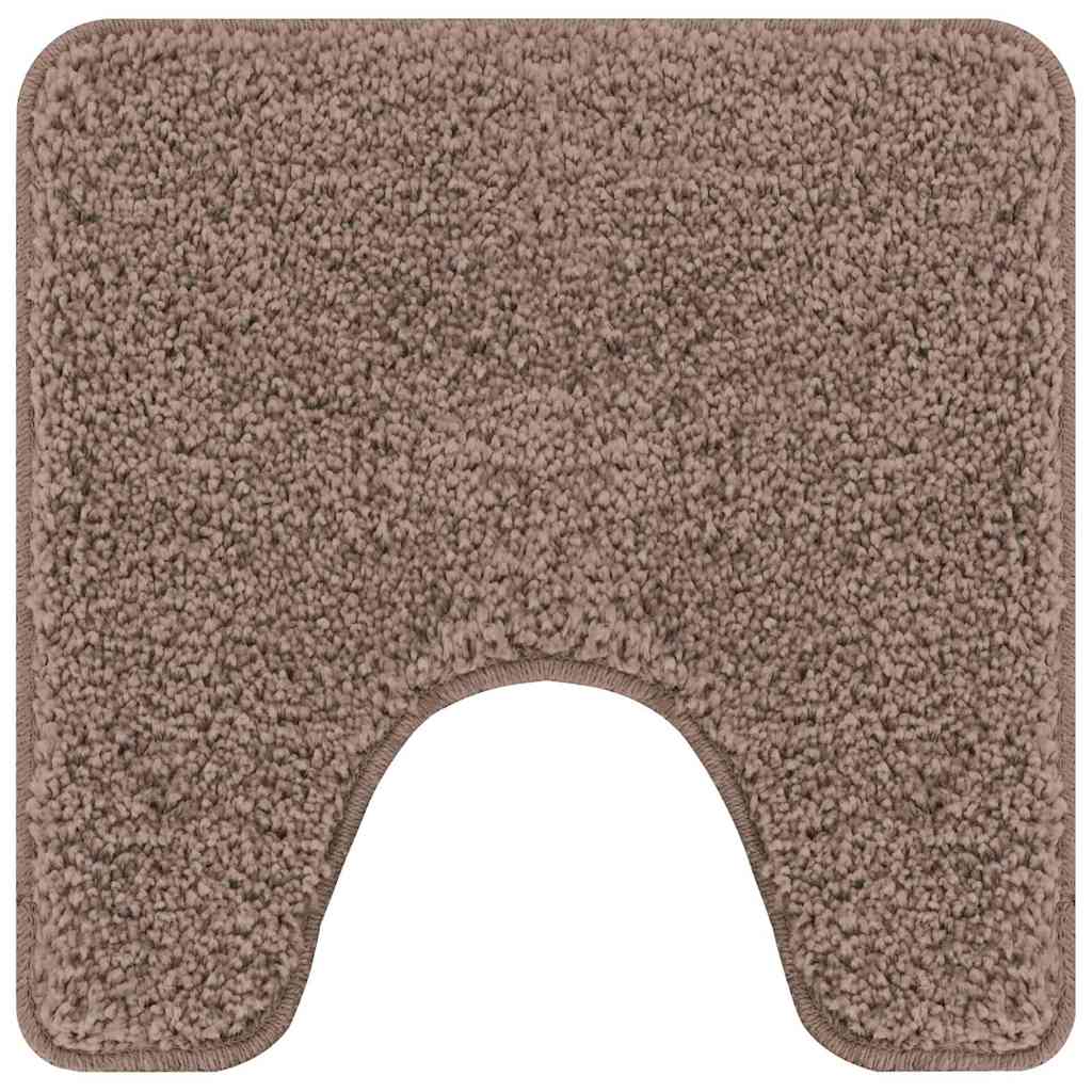 Anti-Rutsch Badematten-Set 2 pcs Dunkelgrau PP