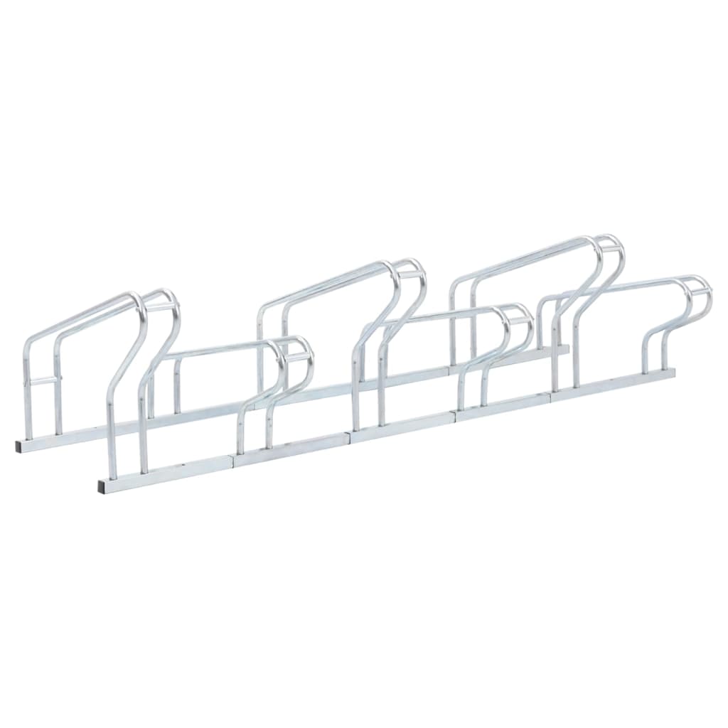 Fahrradständer für 2 Fahrräder Verzinkter Stahl