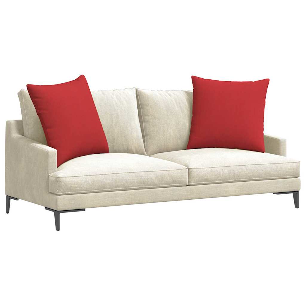 Sofakissen 2 pcs Hellgrau 50 x 30 cm Stoff