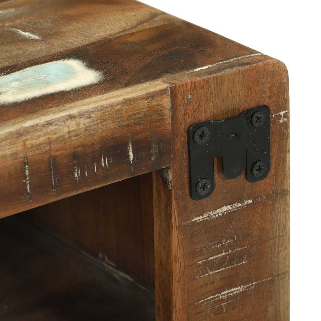TV-Schränk mit Regal Braun 60 x 32 x 36 cm Massivholz Mango