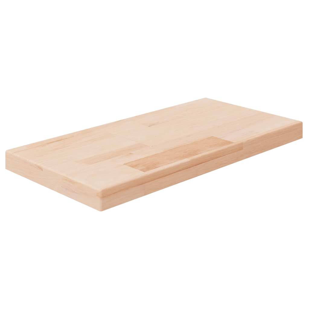 Regalboden 40x20x1,5 cm Unbehandeltes Massivholz Eiche