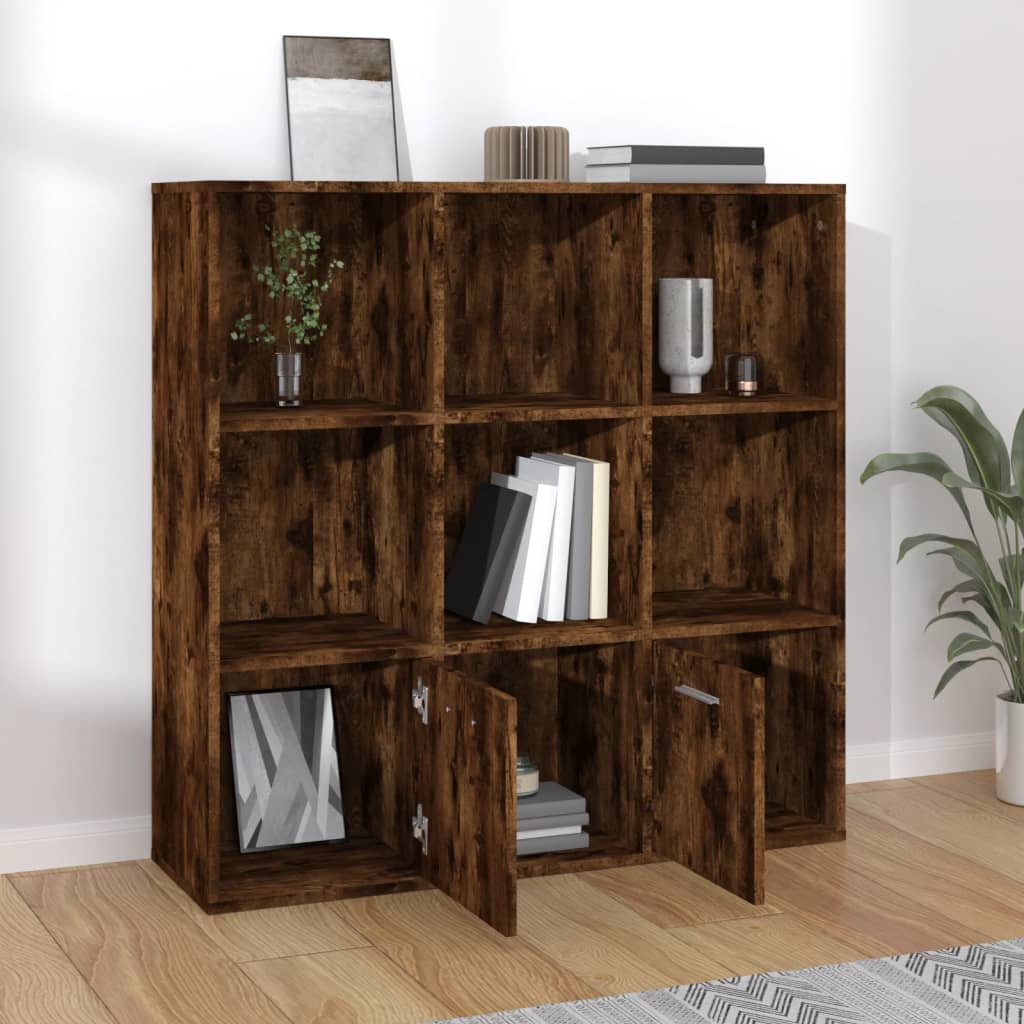 Bücherregal Weiß 98x30x98 cm Holzwerkstoff