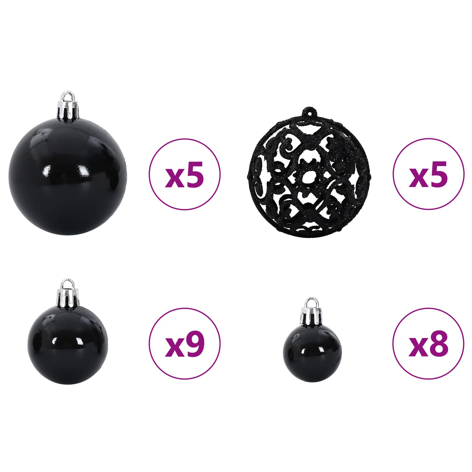 Künstlicher Weihnachtsbaum Weiß 120 cm PVC und Stahl