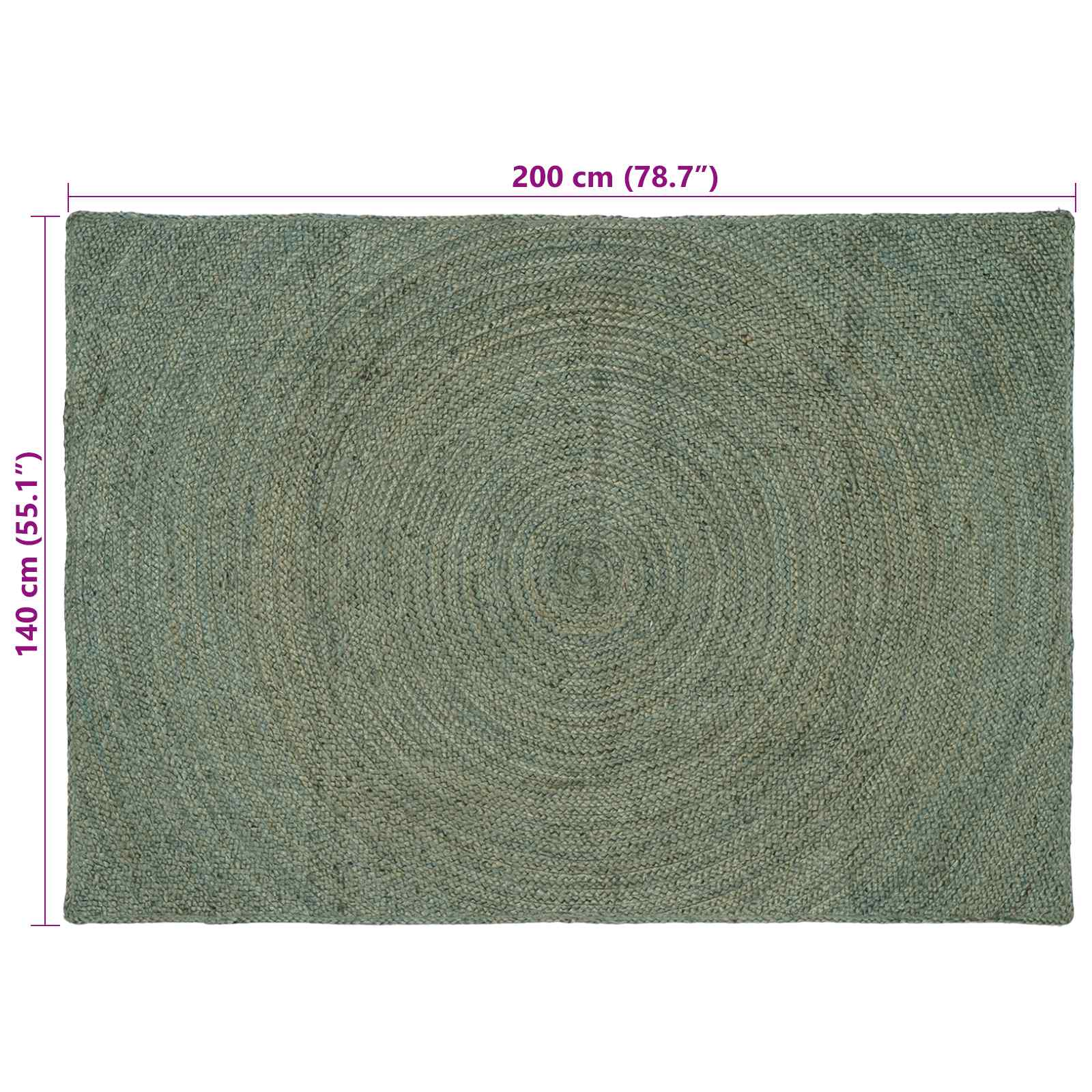 Bereichsteppiche Natur 60 x 110 cm Jute