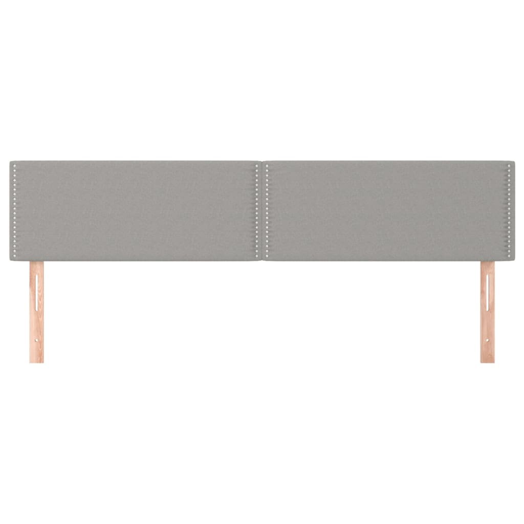 Kopfteil Dunkelgrau 80 x 5 x 118/128 cm Stoff