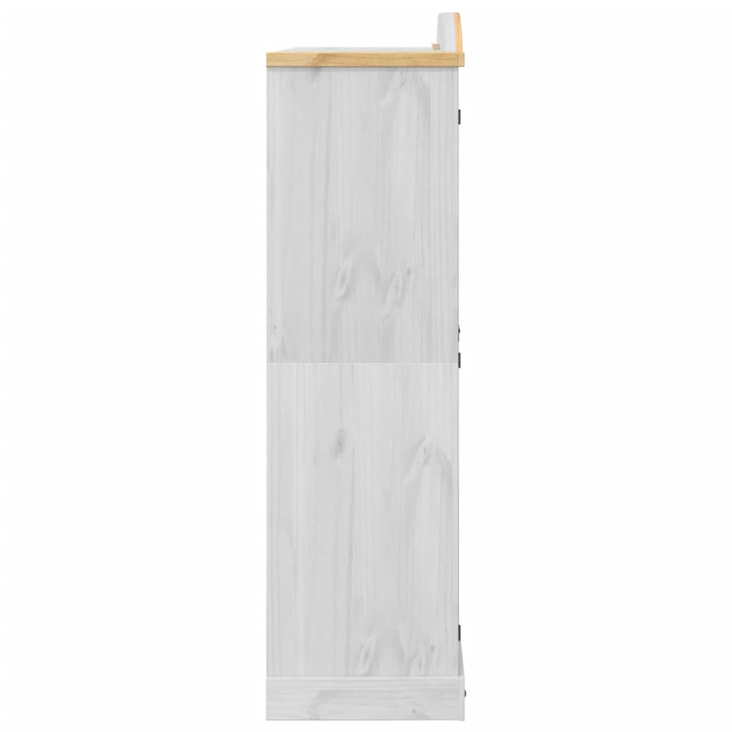 Kleiderschrank Corona 151,5x52x186 cm Massivholz Kiefer