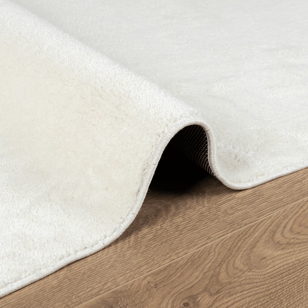 Teppich OVIEDO Kurzflor Anthrazit 120x120 cm