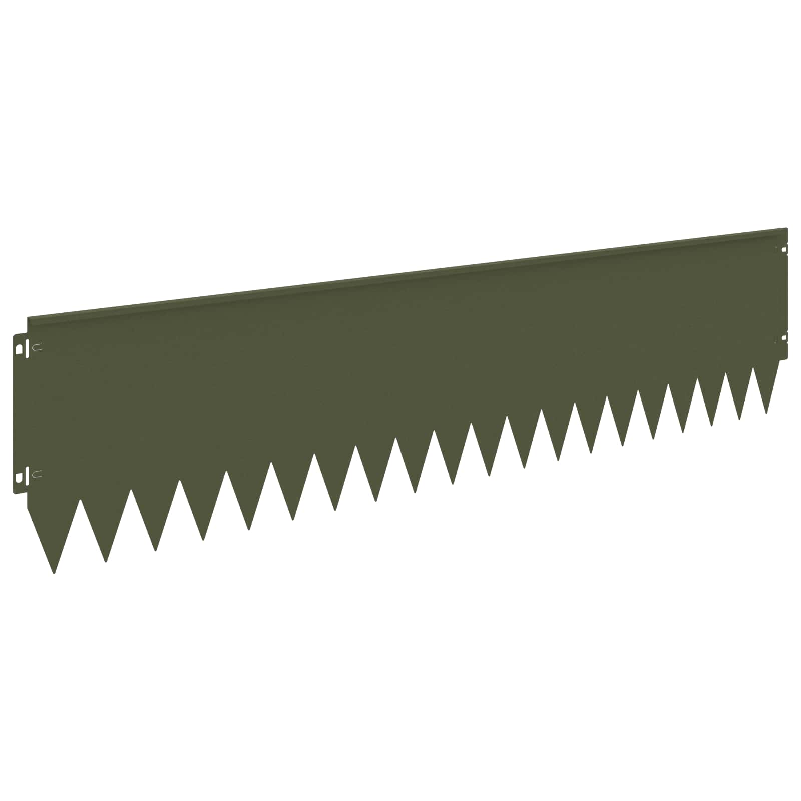 Raseneinfassung 10 pcs 103 x 10 cm Stahl Schwarz