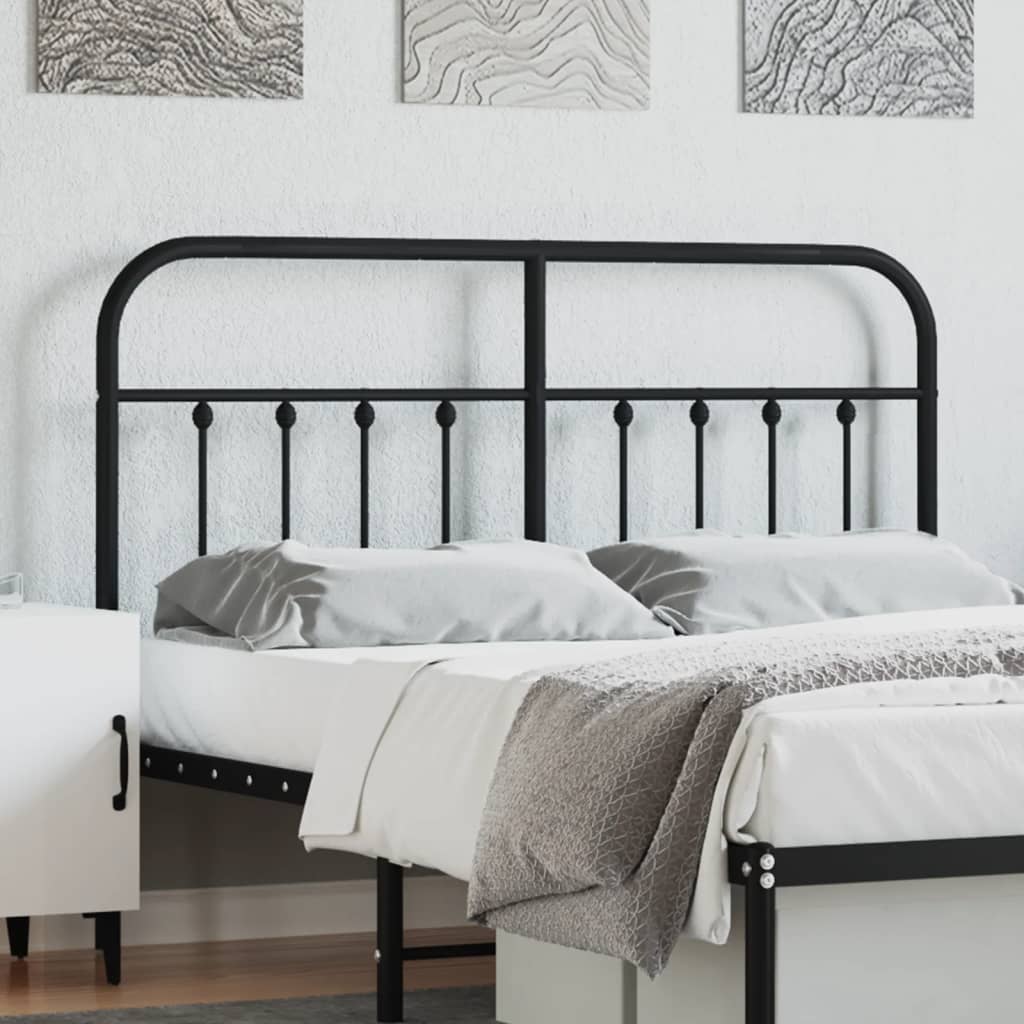 Ersatz-Kopfteil Metall Schwarz 75 cm