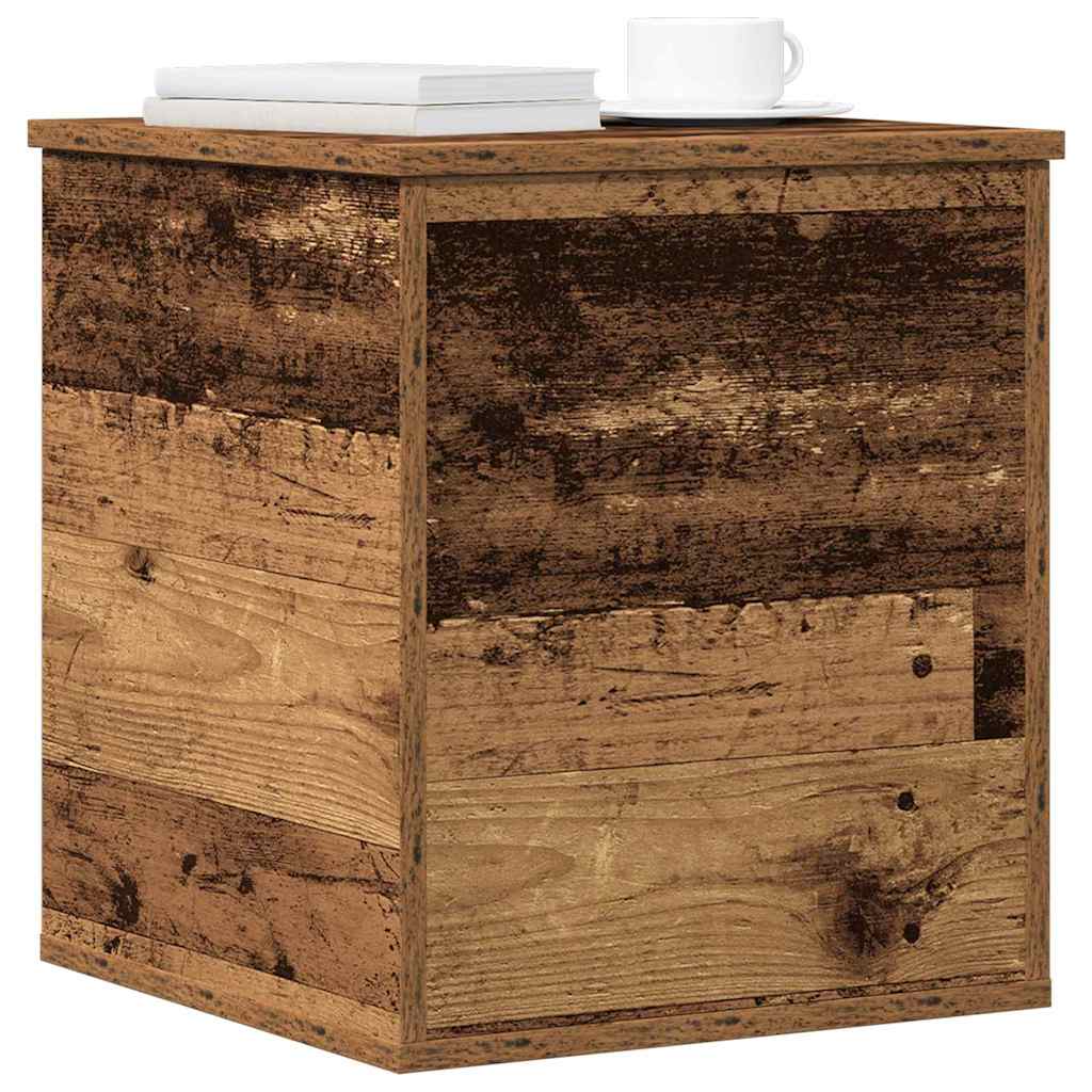 Aufbewahrungstruhe Weiß 84x42x46 cm Holzwerkstoff
