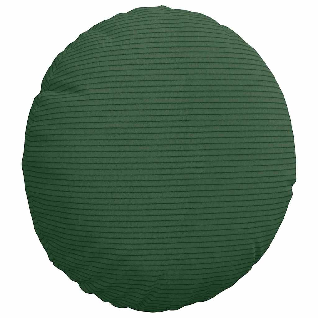 Sitzkissen 2 pcs Hellgrau Ø30 x 13 cm Cordstoff