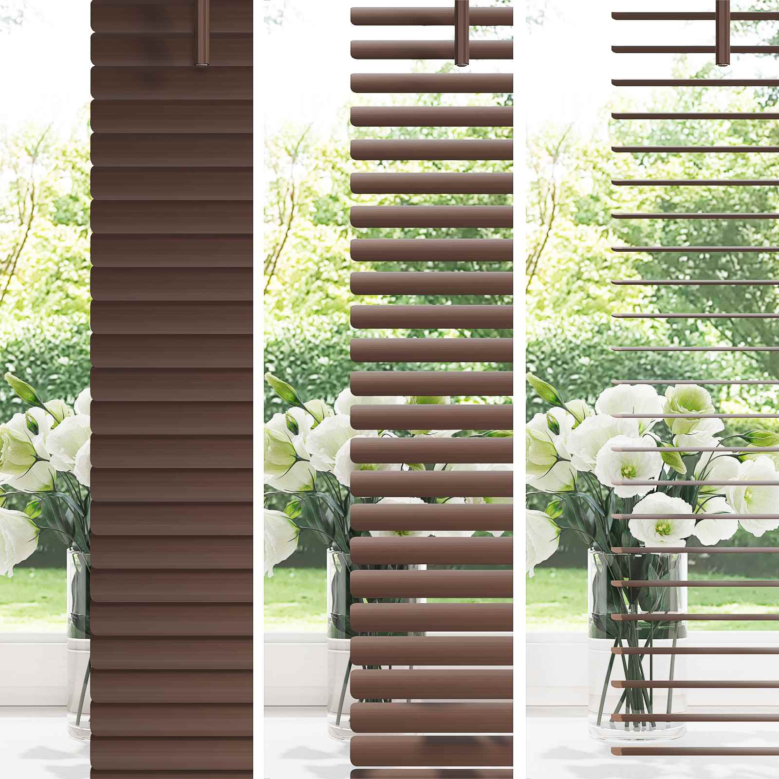 Jalousie Silber Grau 150 x 40 cm 25 mm PVC