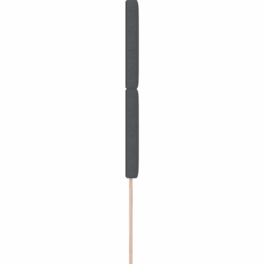 Kopfteil Hellgrau 80 cm Cordstoff