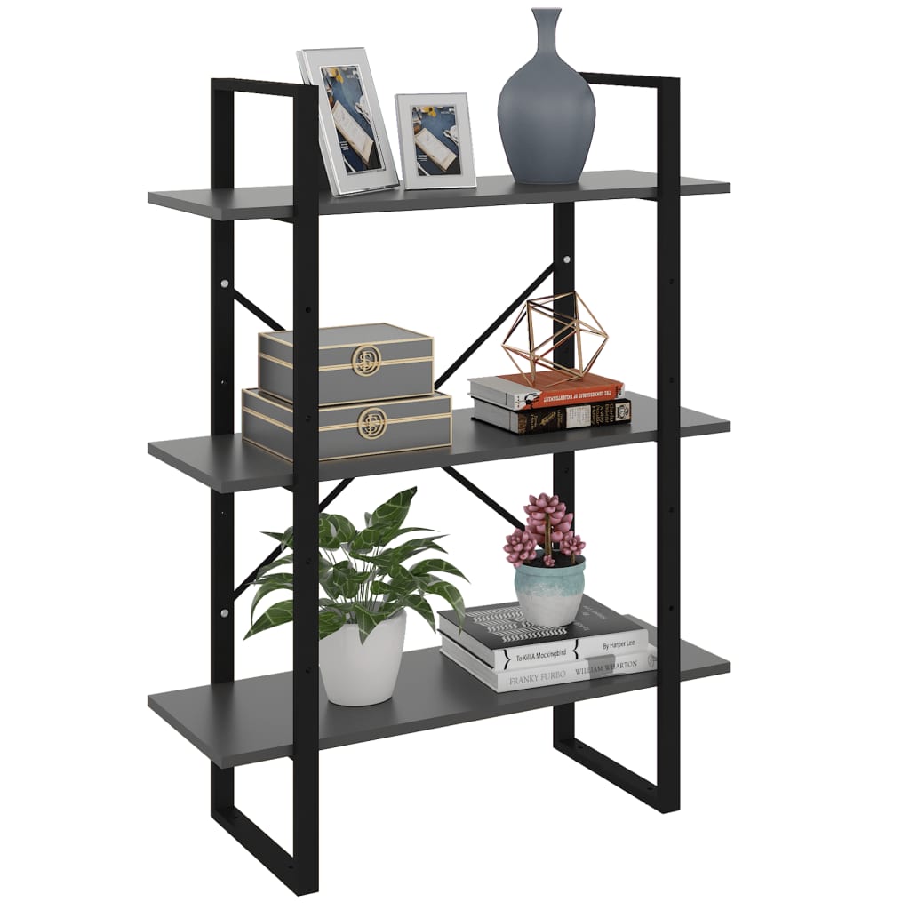 Bücherregal Weiß 80x30x105 cm Holzwerkstoff
