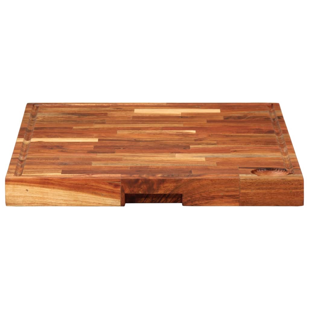 Schneidebrett 42x30x4 cm Massivholz Akazie
