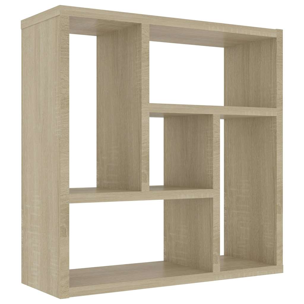 Wandregal Weiß 45,1x16x45,1 cm Holzwerkstoff