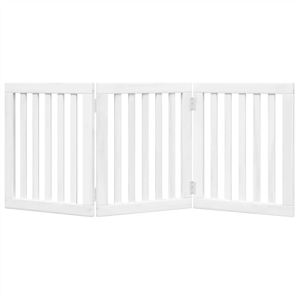 Hundegitter Faltbar 3 Paneele 150 cm Pappelholz