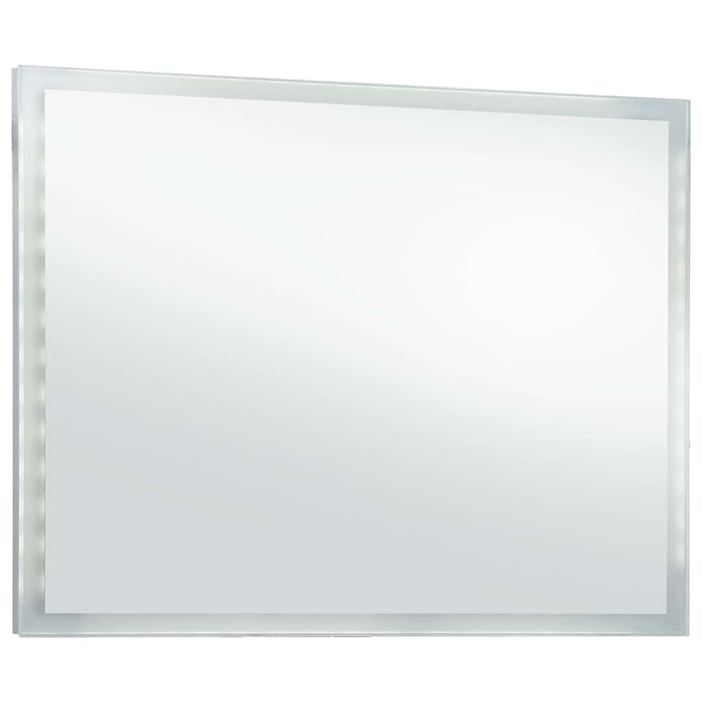 Badezimmer-Wandspiegel mit LEDs 60x50 cm