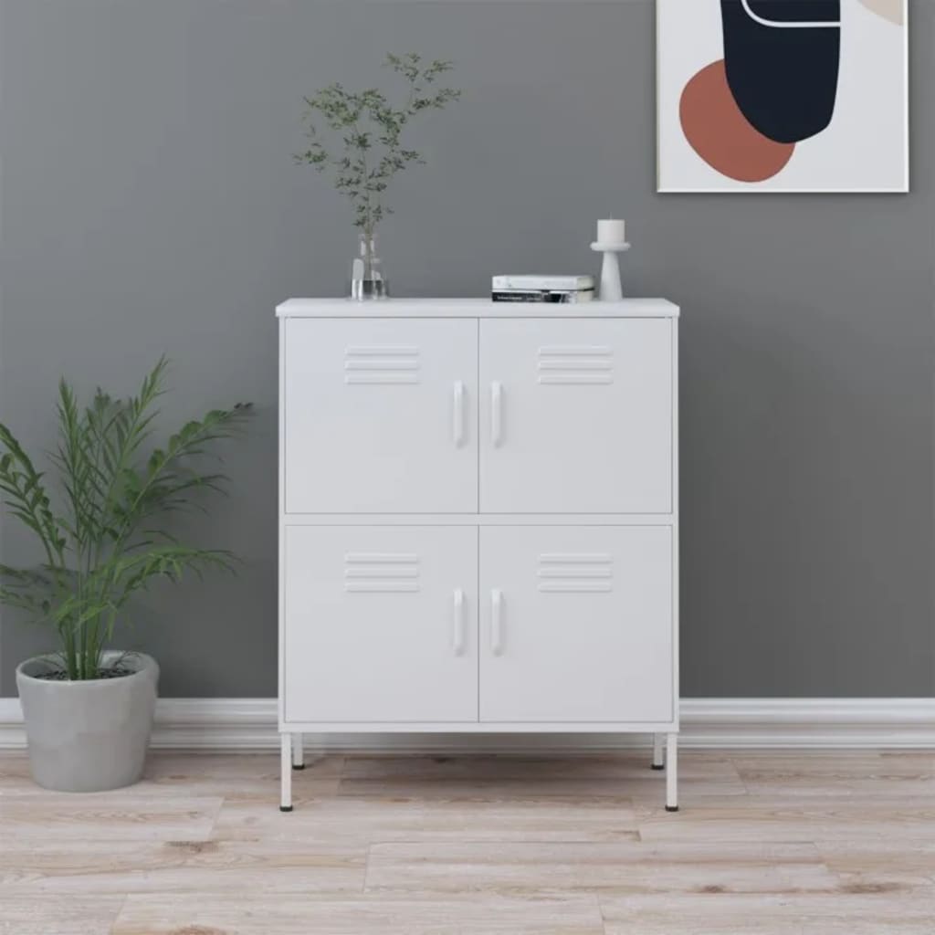 Lagerschrank Olivgrün 80x35x101,5 cm Stahl